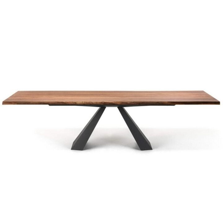 Eliot Wood - rectangular veneer table | Cattelan Italia