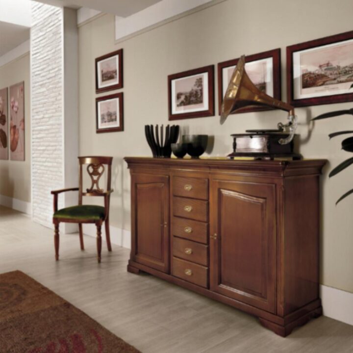 Fiesole - solid wood sideboard with doors | Cavio