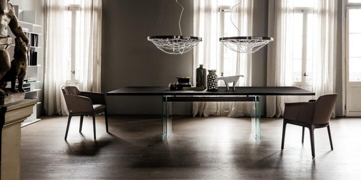 Ikon - rectangular veneer table | Cattelan Italia