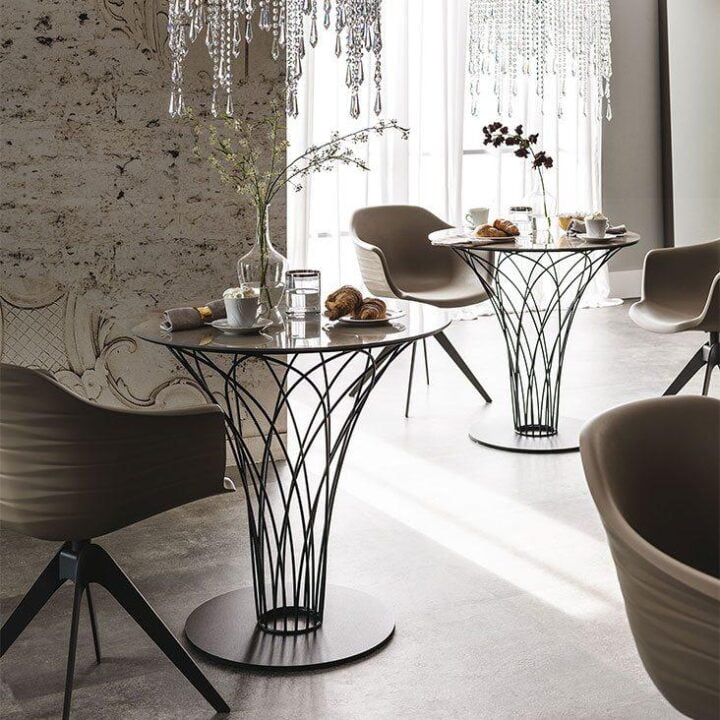 Nido Keramik Bistrot - round ceramic table | Cattelan Italia