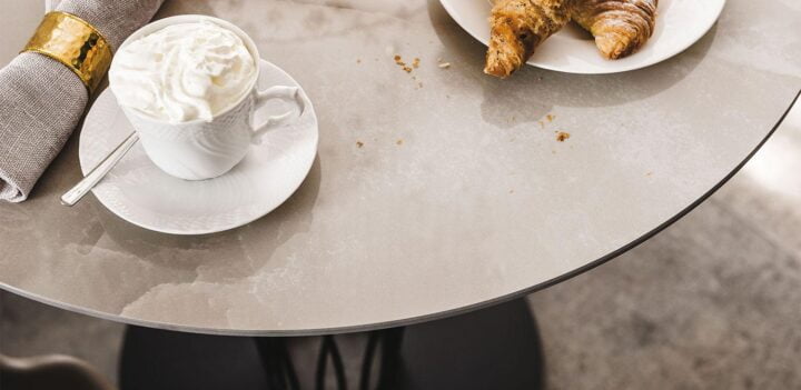 Nido Keramik Bistrot - round ceramic table | Cattelan Italia