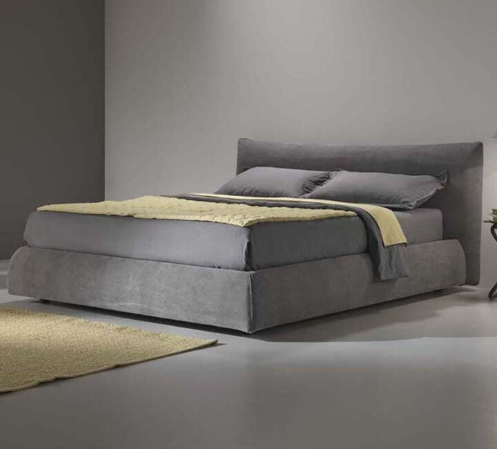 Pillow - fabric bed with high headboard | Dorelan