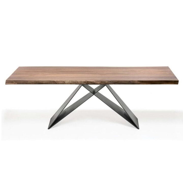 Premier Wood - rectangular metal table | Cattelan Italia