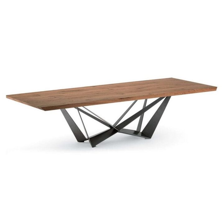 Skorpio Wood - oval veneer table | Cattelan Italia