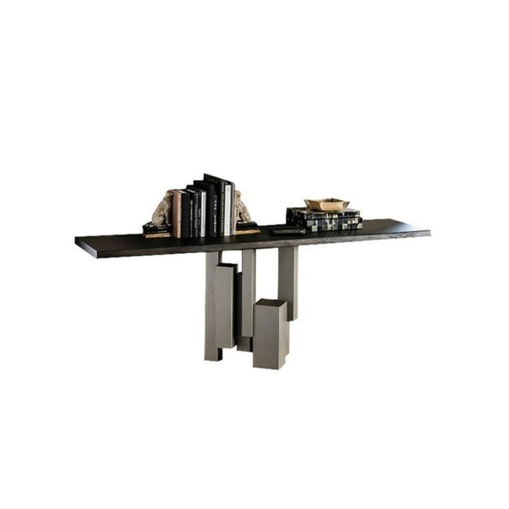 Skyline Wood-C - rectangular metal console | Cattelan Italia