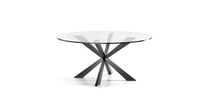 Spyder - rectangular tempered glass table | Cattelan Italia