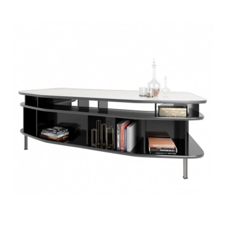 Wall Street - rectangular wood writing desk with drawers | Cattelan Italia