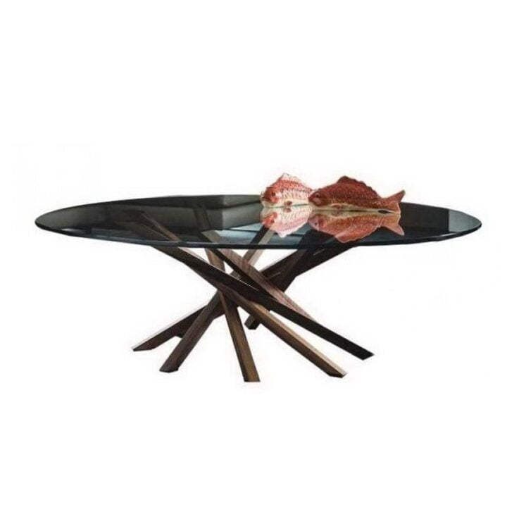 Atari - round wood coffee table | Cattelan Italia