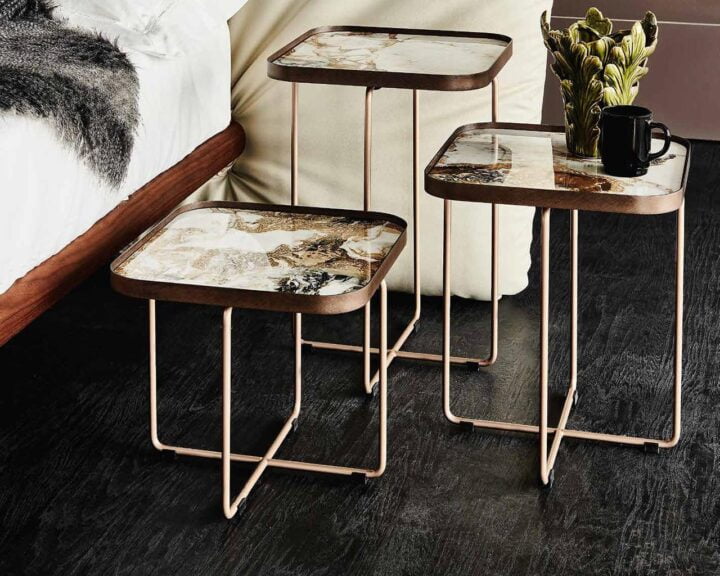 Benny - square metal coffee table | Cattelan Italia