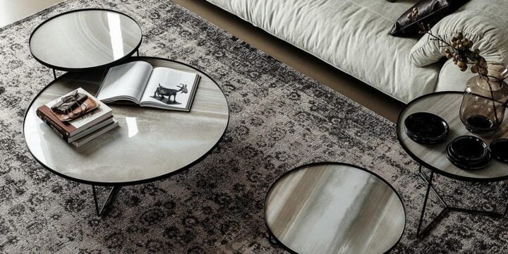 Billy Keramik - round ceramic coffee table | Cattelan Italia