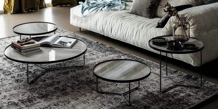 Billy Keramik - round ceramic coffee table | Cattelan Italia