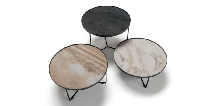 Billy Keramik - round ceramic coffee table | Cattelan Italia