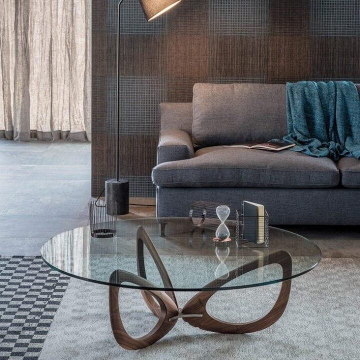 Helix - round glass coffee table | Cattelan Italia