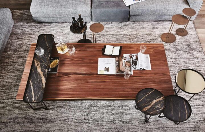 Idem - rectangular wood coffee table | Cattelan Italia