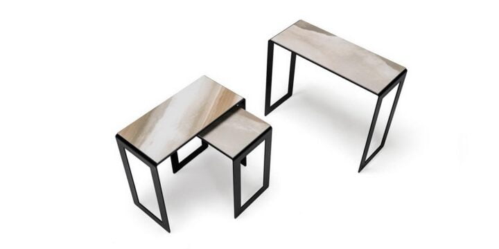 Kitano - square ceramic coffee table | Cattelan Italia