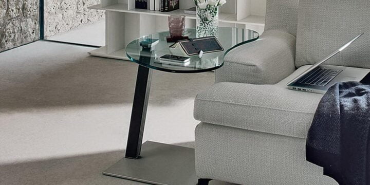 Lap - round metal coffee table | Cattelan Italia