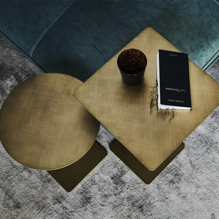 Step - square metal coffee table | Cattelan Italia