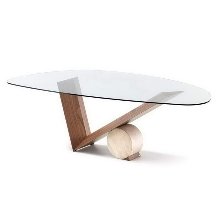 Valentino - oval stone table | Cattelan Italia