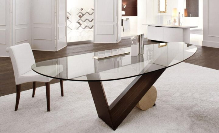 Valentino - oval stone table | Cattelan Italia