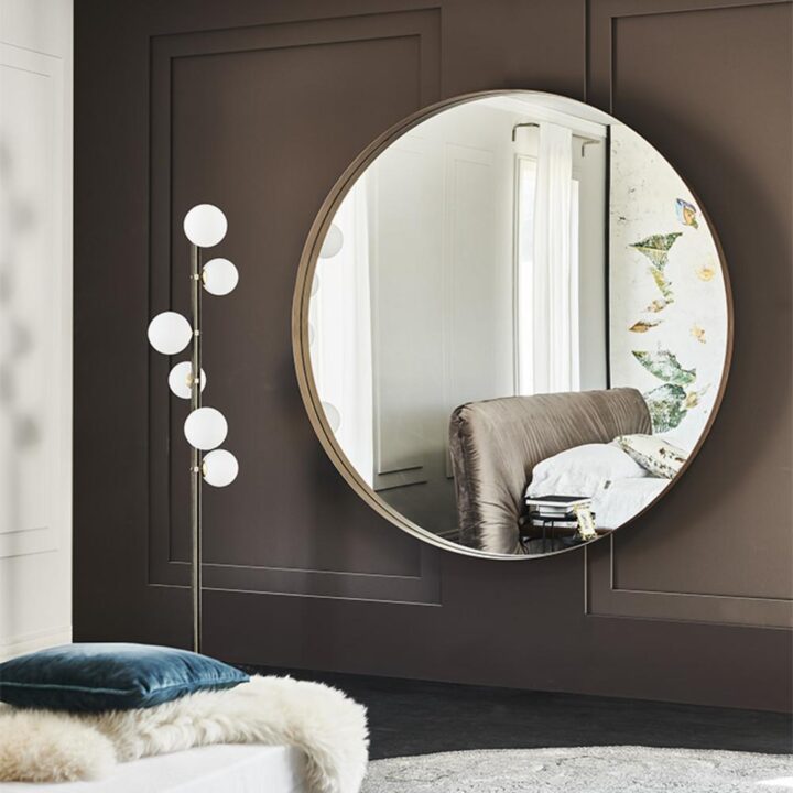 Wish Magnum - round metal mirror | Cattelan Italia