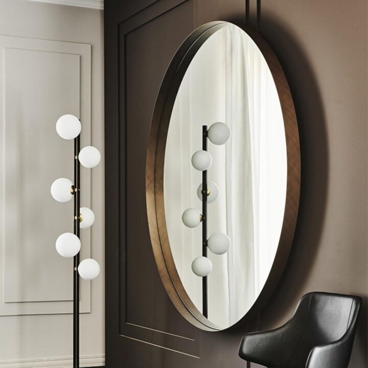 Wish Magnum - round metal mirror | Cattelan Italia