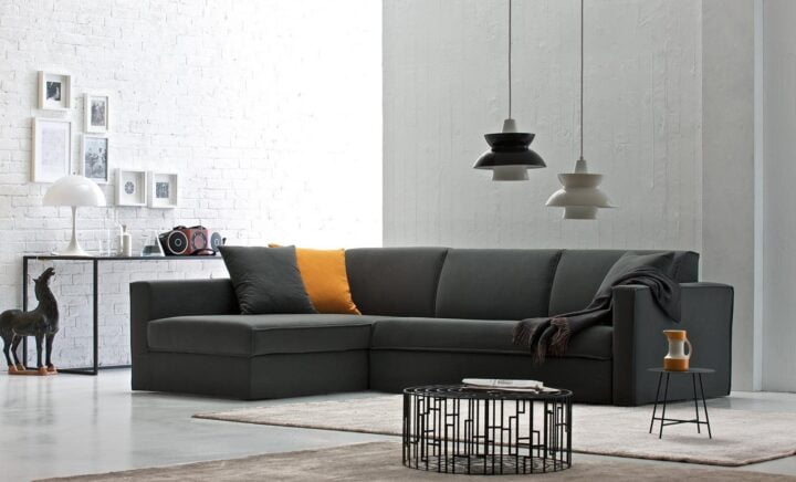 Argo - sectional fabric sofa | Alberta Salotti