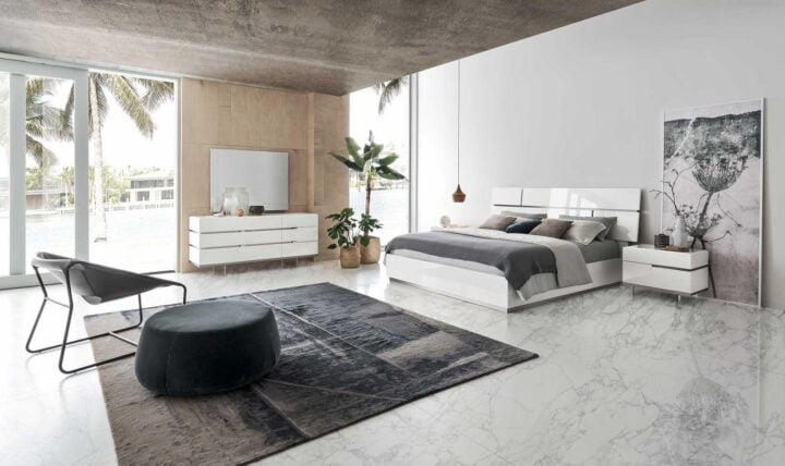 Artemide - lacquered bedroom set | ALF Italia