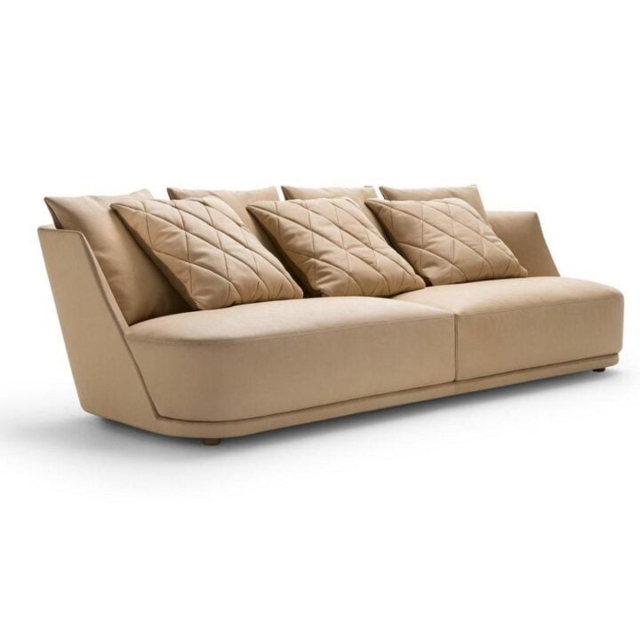 Audrey - sectional leather sofa | Alberta Salotti