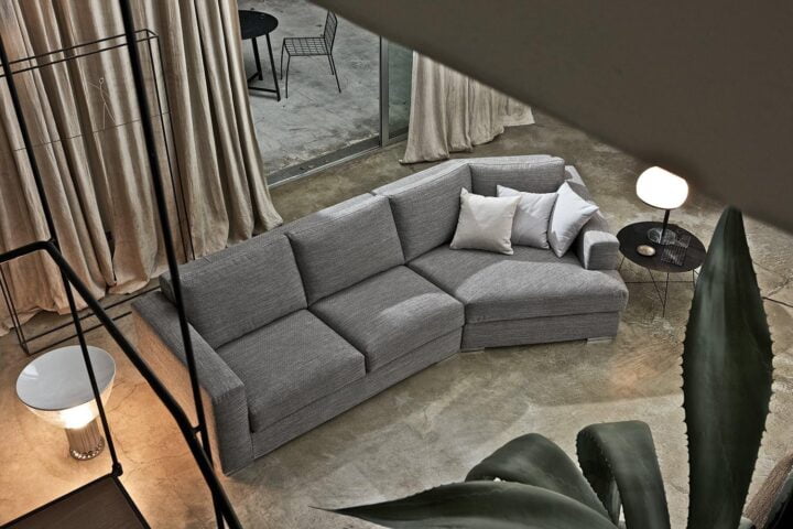 Broadway - sectional fabric sofa | Alberta Salotti