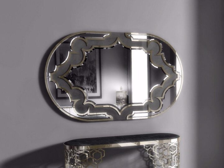 Byron - oval glass mirror | Longhi