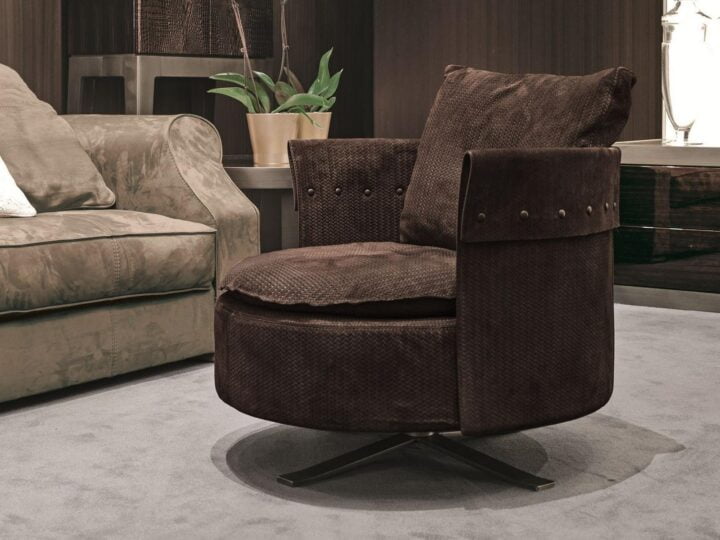 Charme - velvet armchair | Longhi