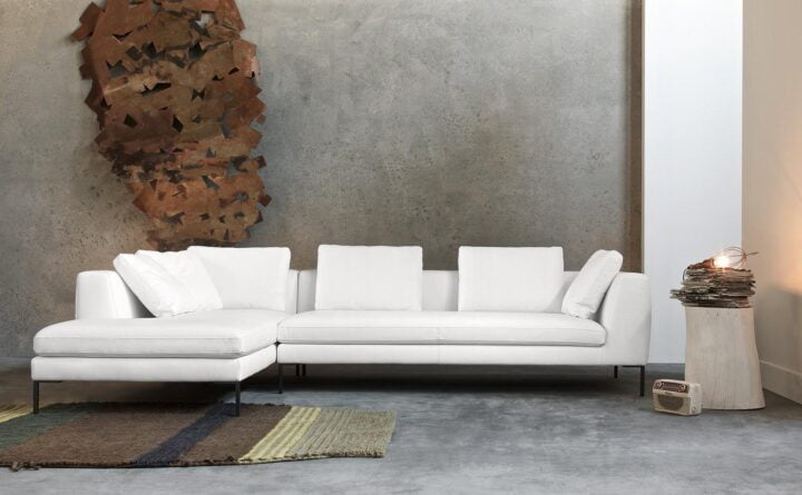 Collins - sectional fabric sofa | Alberta Salotti