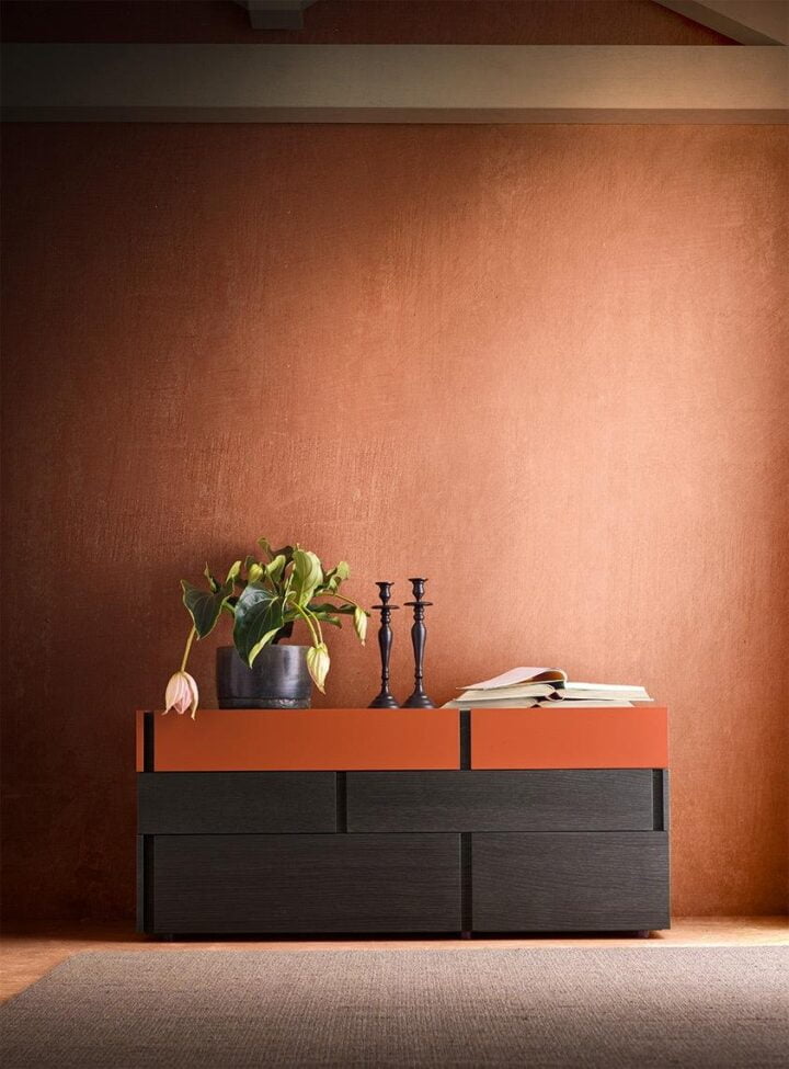 Da-Do system - rectangular lacquered chest of drawers with integrated handles | ALF Dafre