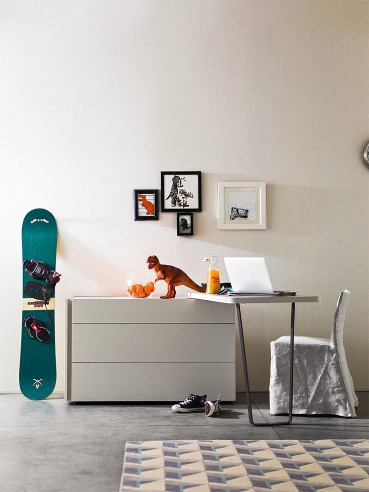 Da-Do system - rectangular lacquered chest of drawers with integrated handles | ALF Dafre