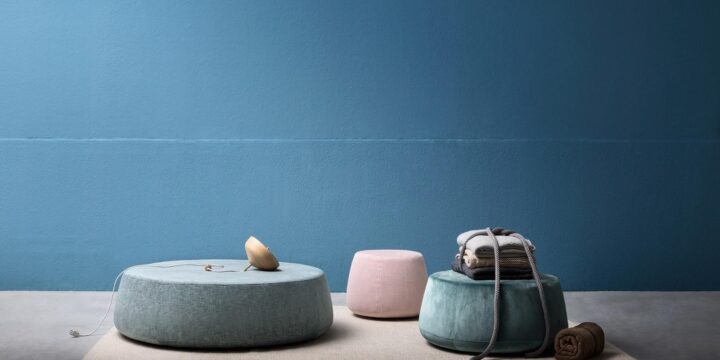 Denny - oval fabric pouf | ALF Dafre