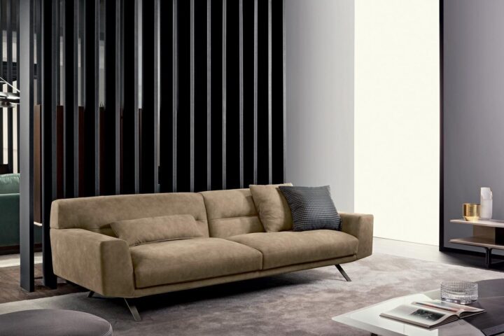 Feenix - sectional leather sofa | Alberta Salotti