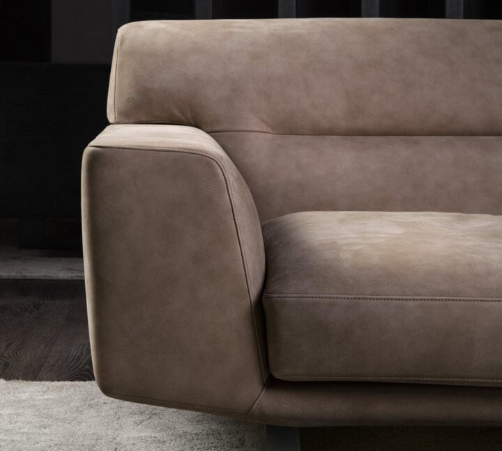 Feenix - sectional leather sofa | Alberta Salotti