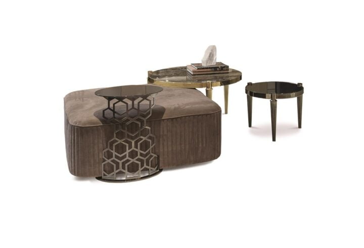 Felix - round stone coffee table | Longhi