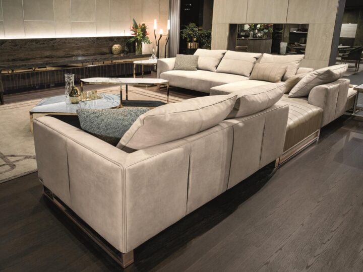 Fold - sectional fabric sofa | Longhi