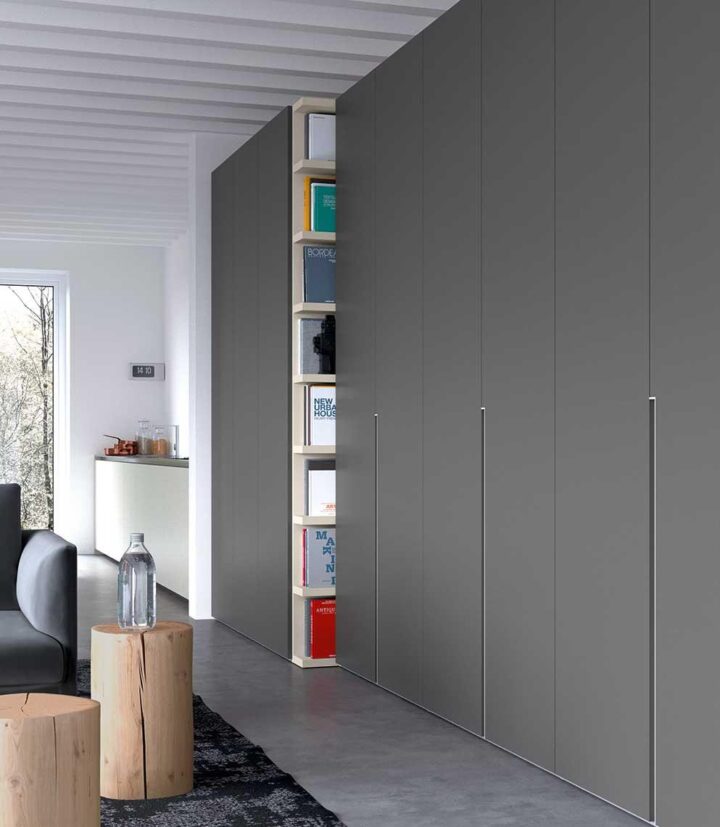 Go - modular lacquered wardrobe with doors | ALF Dafre