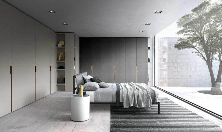 Go - modular lacquered wardrobe with doors | ALF Dafre