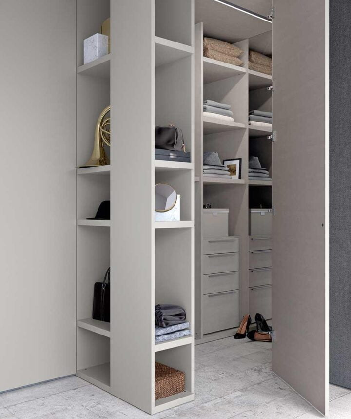 Go - modular lacquered wardrobe with doors | ALF Dafre