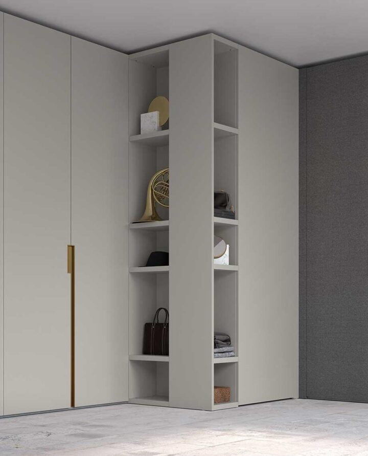 Go - modular lacquered wardrobe with doors | ALF Dafre