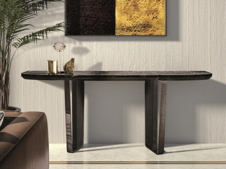 Keope - rectangular stone console | Longhi