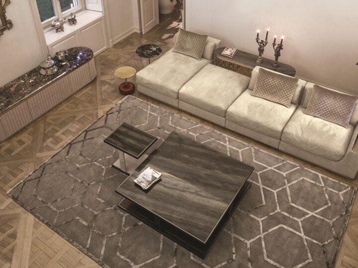 Layer - square metal coffee table | Longhi