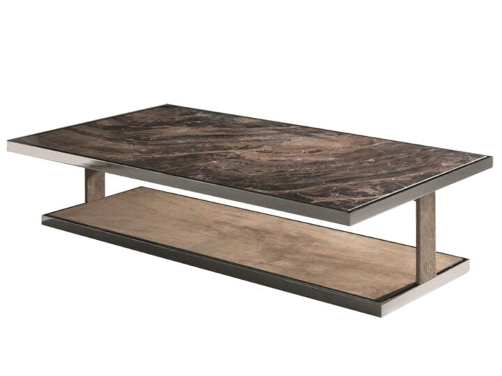 Layer - square metal coffee table | Longhi