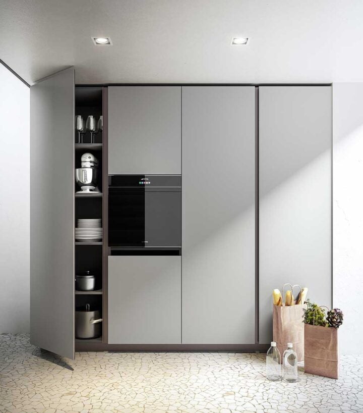 Logica L40 - fenix kitchen without handles | ALF Valdesign