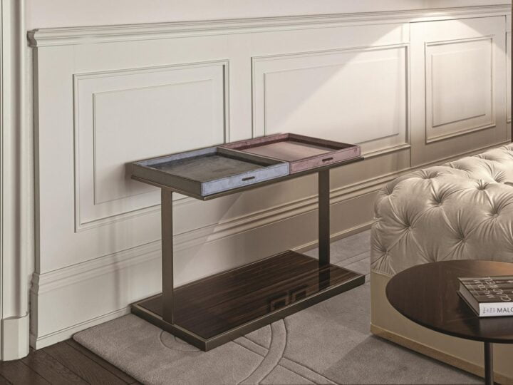 Louis - rectangular stone coffee table | Longhi