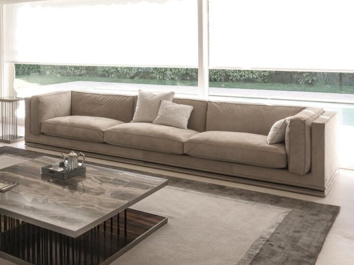 Mason - corner fabric sofa | Longhi