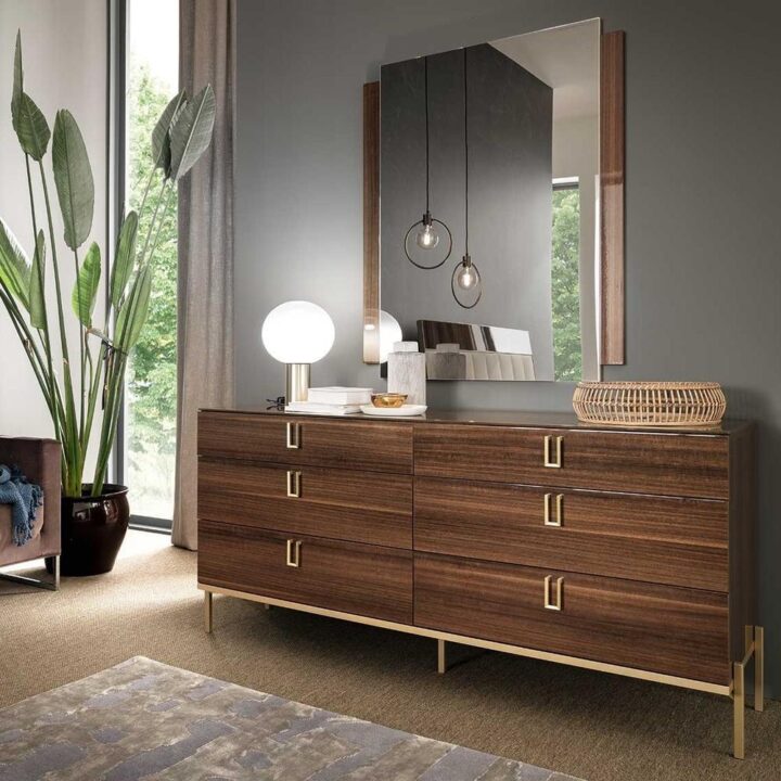 Mid Century - veneer bedroom set | ALF Italia